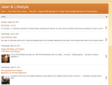 Tablet Screenshot of jeanlifestyle.blogspot.com