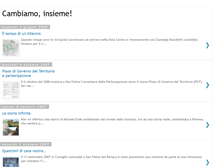Tablet Screenshot of cambiamoinsieme.blogspot.com