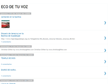 Tablet Screenshot of eco-de-tu-voz.blogspot.com