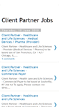Mobile Screenshot of clientpartnerjobs.blogspot.com