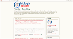 Desktop Screenshot of biologixsolutions.blogspot.com
