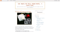 Desktop Screenshot of 101waytolovewife.blogspot.com