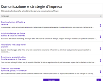 Tablet Screenshot of comunicazionedimpresa.blogspot.com