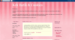 Desktop Screenshot of kek-batik-n-cookies.blogspot.com