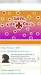 Mobile Screenshot of lovelifeandcurls.blogspot.com