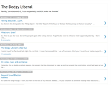 Tablet Screenshot of dodgyliberal.blogspot.com
