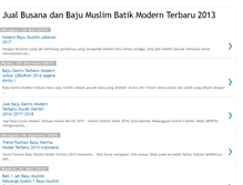 Tablet Screenshot of busana-baju-muslim-batik.blogspot.com