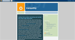Desktop Screenshot of itistranquillityhere.blogspot.com