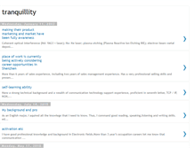 Tablet Screenshot of itistranquillityhere.blogspot.com