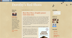 Desktop Screenshot of dorothys-red-shoes.blogspot.com