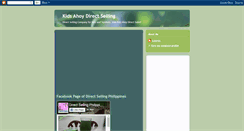 Desktop Screenshot of kidsahoydirectsales.blogspot.com