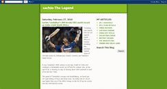 Desktop Screenshot of myfavouritecricketstar.blogspot.com