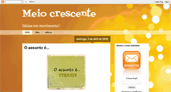 Desktop Screenshot of meio-crescente.blogspot.com
