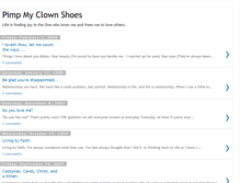 Tablet Screenshot of pimpmyclownshoes.blogspot.com