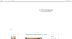 Desktop Screenshot of laliciousdesigns.blogspot.com