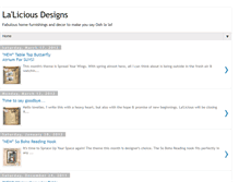 Tablet Screenshot of laliciousdesigns.blogspot.com