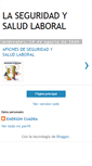 Mobile Screenshot of laseguridadysaludlaboral.blogspot.com