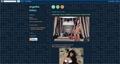 Desktop Screenshot of angelikatulacz.blogspot.com