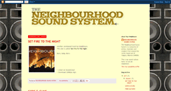Desktop Screenshot of neighbourhoodsoundsystem.blogspot.com