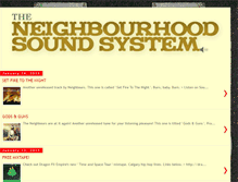 Tablet Screenshot of neighbourhoodsoundsystem.blogspot.com