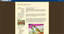 Desktop Screenshot of lauraslifeintheslowlane.blogspot.com