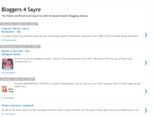 Tablet Screenshot of bloggers4sayre.blogspot.com