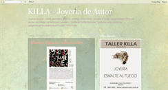 Desktop Screenshot of killajoyeriacontemporanea.blogspot.com