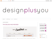 Tablet Screenshot of designplusyou.blogspot.com