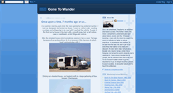 Desktop Screenshot of gonetowander.blogspot.com