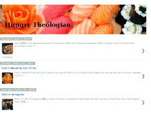 Tablet Screenshot of hungrytheologian.blogspot.com