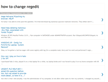 Tablet Screenshot of howtochangeregedit.blogspot.com