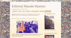 Desktop Screenshot of muerdemuertos.blogspot.com