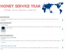 Tablet Screenshot of honeyserviceyear.blogspot.com