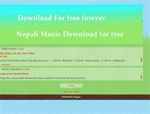 Tablet Screenshot of freenepmp3.blogspot.com