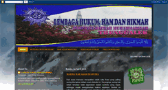 Desktop Screenshot of lembaga-hukum-ham-dan-hikmah.blogspot.com