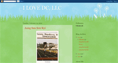 Desktop Screenshot of ilovedc2010.blogspot.com