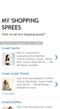 Mobile Screenshot of my-shoppingspree.blogspot.com