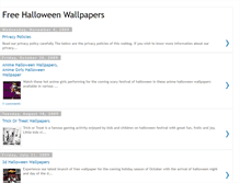 Tablet Screenshot of freehalloweenwallpapers.blogspot.com