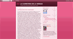 Desktop Screenshot of carreteradelaverdad.blogspot.com