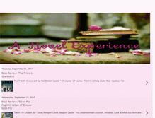Tablet Screenshot of anovelexperience2011.blogspot.com