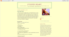 Desktop Screenshot of cuisineheart.blogspot.com