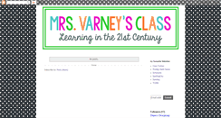 Desktop Screenshot of mrsvarneysclass.blogspot.com