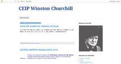 Desktop Screenshot of ceipwinstonchurchill.blogspot.com