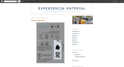 Desktop Screenshot of experienciamaterial.blogspot.com