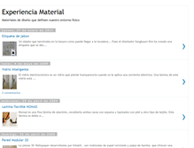 Tablet Screenshot of experienciamaterial.blogspot.com