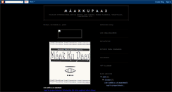 Desktop Screenshot of maakkupaax.blogspot.com