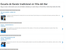 Tablet Screenshot of escueladekarate.blogspot.com