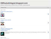 Tablet Screenshot of dbrsaludintegral.blogspot.com