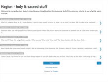 Tablet Screenshot of hagion.blogspot.com