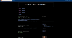 Desktop Screenshot of famousbaltimoreans.blogspot.com